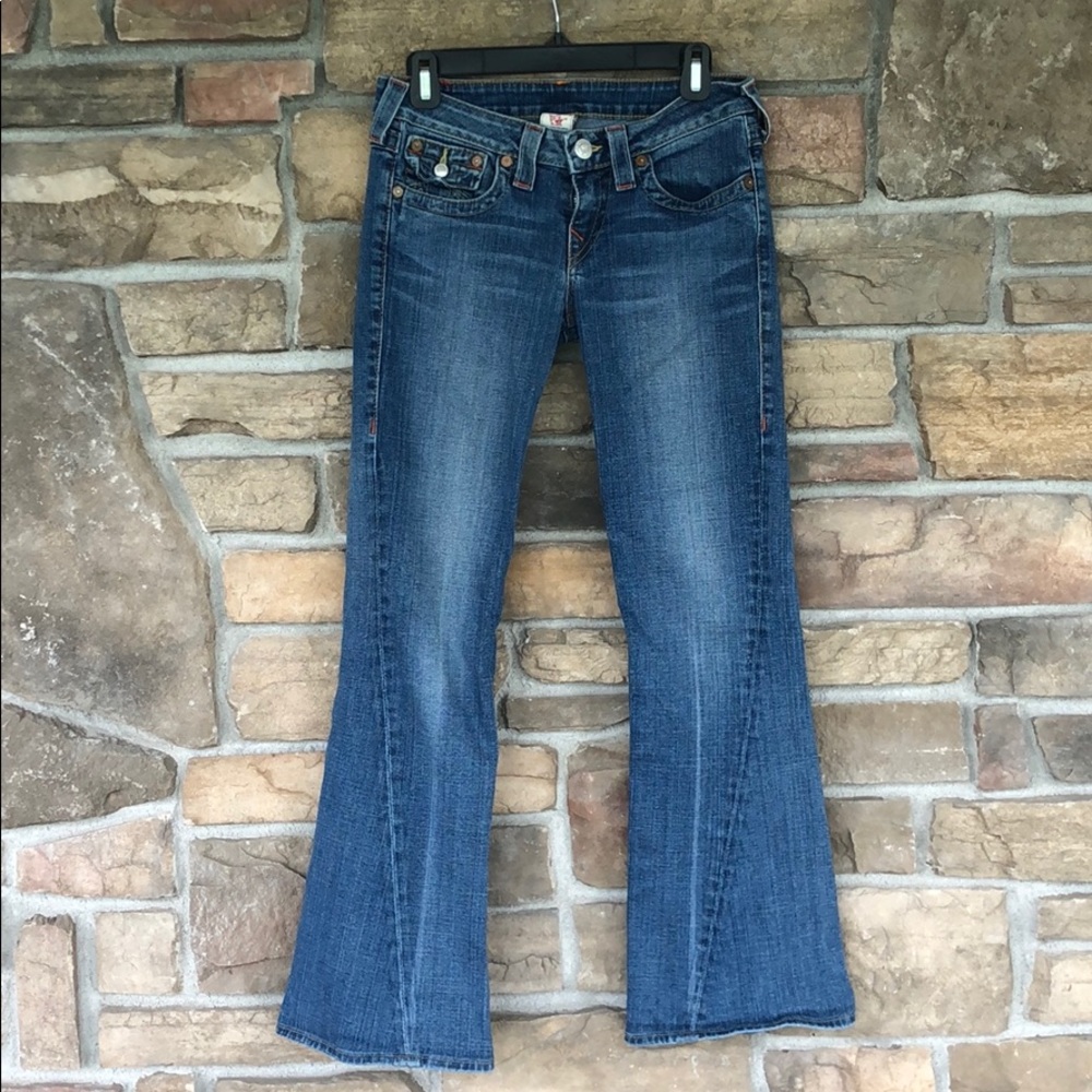 True Religion Joey Low Rise Jeans Size 29